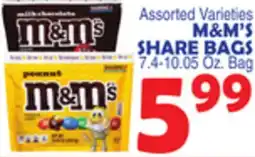 Bravo Supermarkets M&M'S SHARE BAGS offer