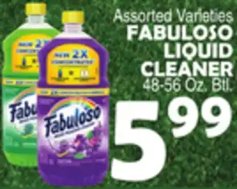 Bravo Supermarkets FABULOSO LIQUID CLEANER offer