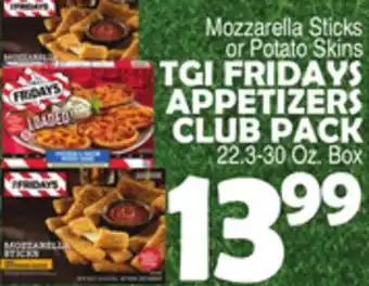 Bravo Supermarkets TGI FRIDAYS APPETIZERS CLUB PACK offer
