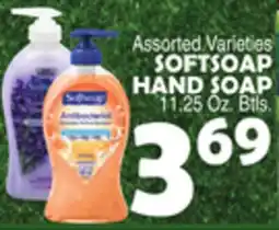 Bravo Supermarkets SOFTSOAP HAND SOAP offer