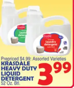Bravo Supermarkets KRASDALE HEAVY DUTY LIQUID DETERGENT offer