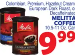 Bravo Supermarkets MELITTA COFFEE offer