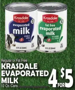 Bravo Supermarkets KRASDALE EVAPORATED MILK offer