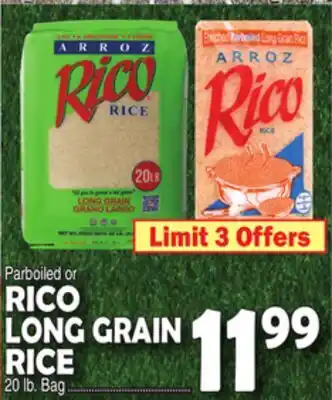 Bravo Supermarkets RICO LONG GRAIN RICE offer