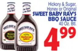 Bravo Supermarkets SWEET BABY RAY'S BBQ SAUCE offer