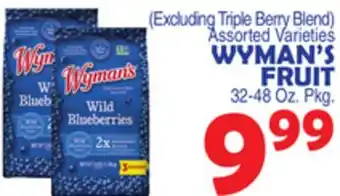 Bravo Supermarkets WYMAN'S FRUIT offer