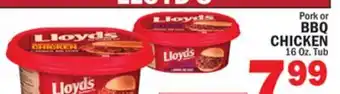 Bravo Supermarkets Lloyd's Pork or BBQ CHICKEN offer