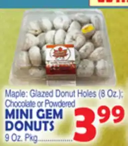 Bravo Supermarkets MINI GEM DONUTS offer