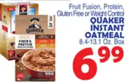 Bravo Supermarkets QUAKER INSTANT OATMEAL offer