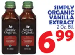 Bravo Supermarkets SIMPLY ORGANIC VANILLA EXTRACT offer