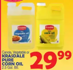 Bravo Supermarkets KRASDALE PURE CORN OIL offer