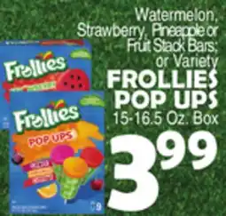 Bravo Supermarkets FROLLIES POP UPS offer