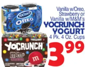 Bravo Supermarkets YOCRUNCH YOGURT offer