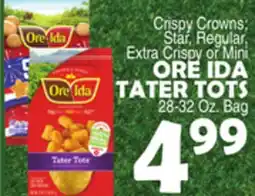 Bravo Supermarkets ORE IDA TATER TOTS offer