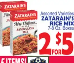 Bravo Supermarkets ZATARAIN'S RICE MIX offer