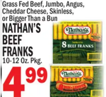 Bravo Supermarkets NATHAN'S BEEF FRANKS offer