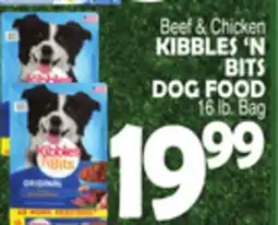 Bravo Supermarkets KIBBLES 'N BITS DOG FOOD offer