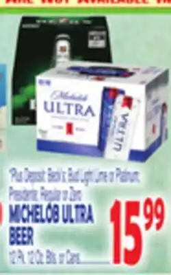Bravo Supermarkets MICHELOB ULTRA BEER offer