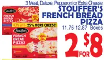 Bravo Supermarkets STOUFFER'S FRENCH BREAD PIZZA offer