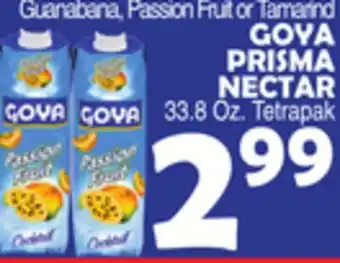 Bravo Supermarkets GOYA PRISMA NECTAR offer