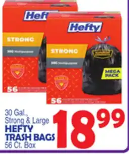 Bravo Supermarkets HEFTY TRASH BAGS offer