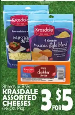 Bravo Supermarkets KRASDALE ASSORTED CHEESES offer