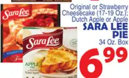 Bravo Supermarkets SARA LEE PIE offer