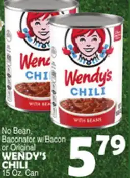 Bravo Supermarkets WENDY'S CHILI offer