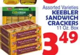 Bravo Supermarkets KEEBLER SANDWICH CRACKERS offer