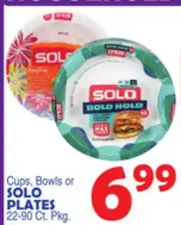 Bravo Supermarkets SOLO PLATES offer