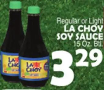 Bravo Supermarkets LA CHOY SOY SAUCE offer