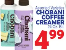Bravo Supermarkets CHOBANI COFFEE CREAMER offer