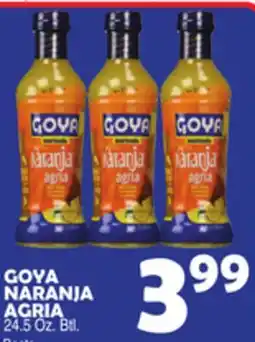 Bravo Supermarkets GOYA NARANJA AGRIA offer