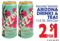 Bravo Supermarkets ARIZONA DRINKS & TEAS offer