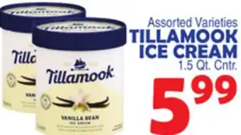 Bravo Supermarkets TILLAMOOK ICE CREAM offer
