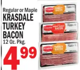 Bravo Supermarkets KRASDALE TURKEY BACON offer