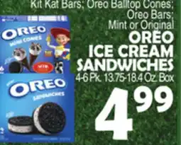 Bravo Supermarkets OREO ICE CREAM SANDWICHES offer