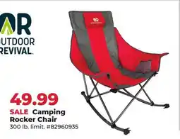 Runnings Outdoor Revival Camping Rocker Chair offer