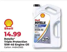 Runnings Rotella Triple Protection 15W-40 Engine Oil offer