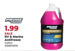 Runnings Prime Guard RV & Marine Antifreeze offer