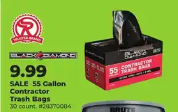 Runnings BLACK DIAMOND 55 Gallon Contractor Trash Bags offer