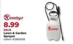 Runnings Runnings Lawn & Garden Sprayer offer