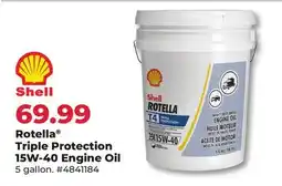 Runnings Shell Rotella Triple Protection 15W-40 Engine Oil offer