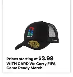 CVS We Carry FIFA Game Ready Merch offer