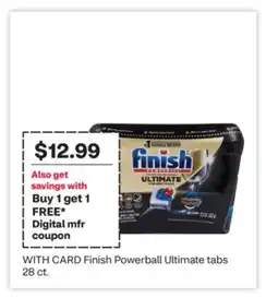 CVS Finish Powerball Ultimate tabs 28 ct offer