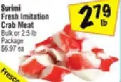 Fiesta Mart Crab Meat offer