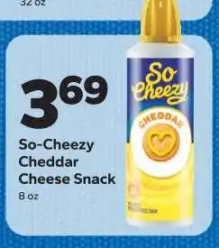 Save a Lot So-Cheezy Cheddar Cheese Snack offer