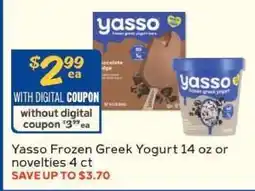 Winn Dixie Yasso Frozen Greek Yogurt offer