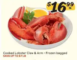 Winn Dixie Cooked Lobster Claw & Arm offer