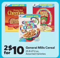 Save a Lot General Mills Cereal offer